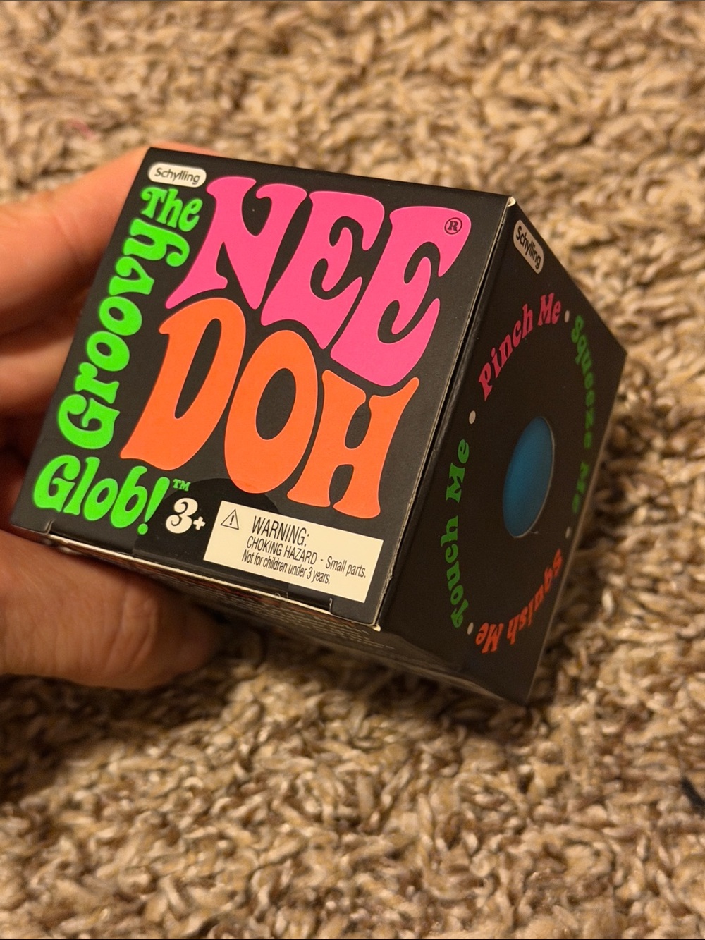 Schylling The Groovy Glob needoh Stress Ball  squishy Toy blue